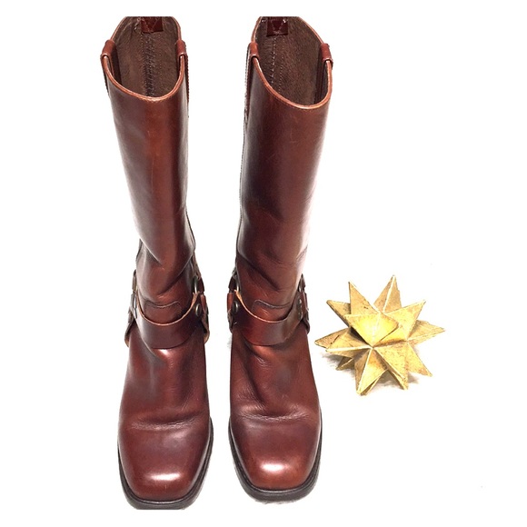 Vintage GUESS boot chunky heel Made in Spain 7.5 - Picture 2 of 11